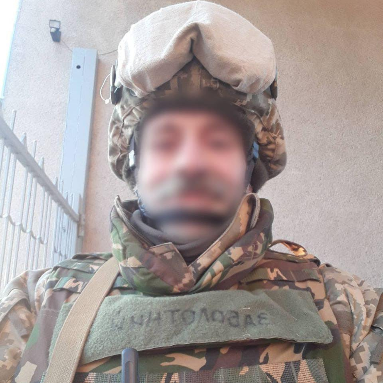 Bohdan's father Vasyl, 60 years old. A pensioner who joined the defense of Ukraine.